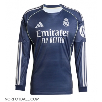 Billige Fotballdrakt Real Madrid Replika Bortedrakt 2025-26 Langermet